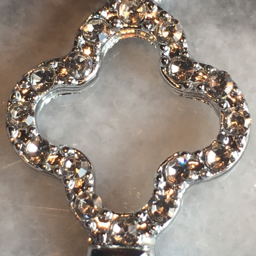 Crystal Rhinestone Key Necklace - Picture 13 of 14
